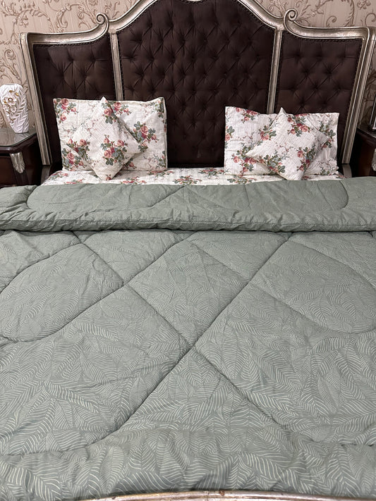 Olive Queen sized Comforter